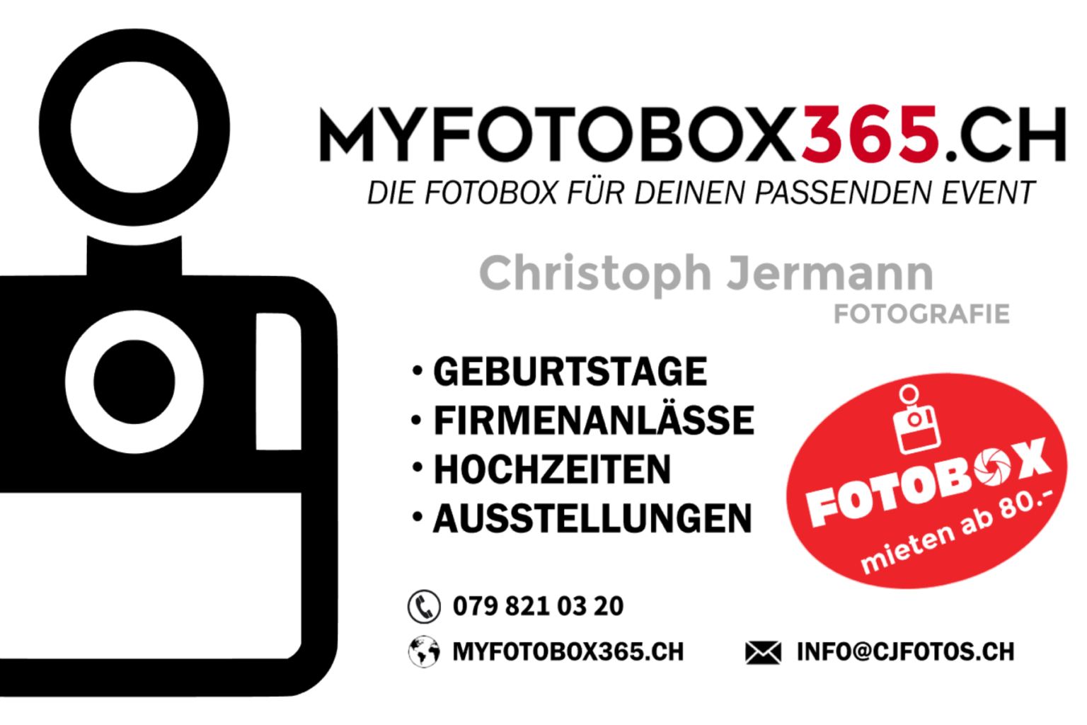 Visitenkarte-FOTOBOX